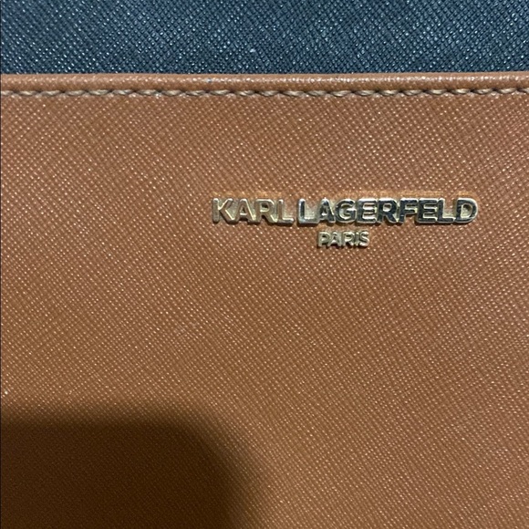 Karl Lagerfeld Brown and Black Crossbody Bag - Picture 2 of 8